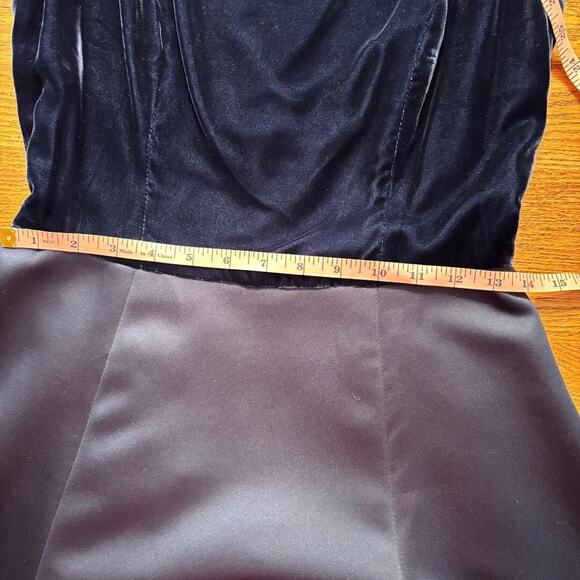 Jim Hjelm Occasions Navy Blue Formal Sleeveless Dress Size 10 Prom Princess - Picture 7 of 10